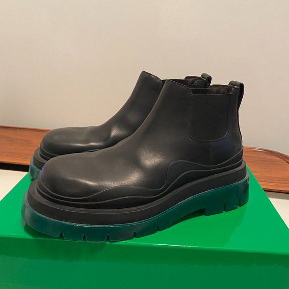 Bottega Veneta Tire Ankle Chelsea Boots Men -  size US 11/EU 45